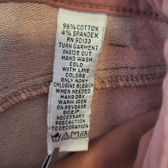 Dream Jeannes by Quacker Factory Women's Stretch Jeans Size 14 Salmon Pink - Picture 12 of 12